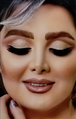 آرایش عروس آبادان سالن زیبایی زیباکده عروس آبی  در  هندیجان